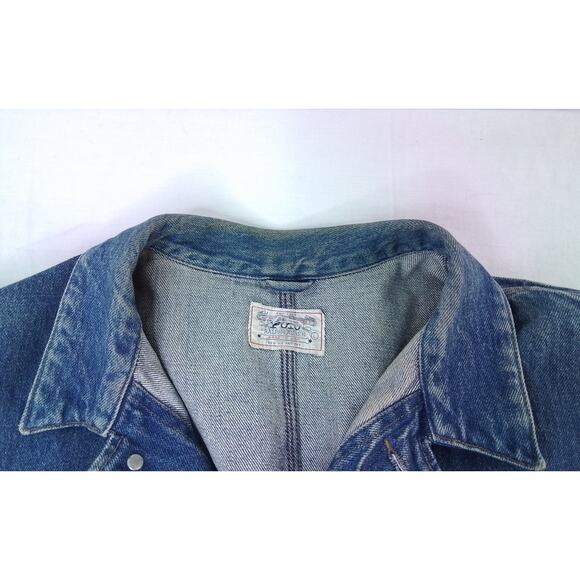 Polo Ralph Lauren USA Vintage Chore Jacket Women Large with Slash Pockets #W2604 - Picture 12 of 12